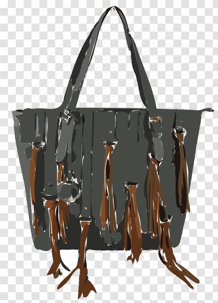 Tote Bag Handbag Black Clothing Accessories - Background Transparent PNG