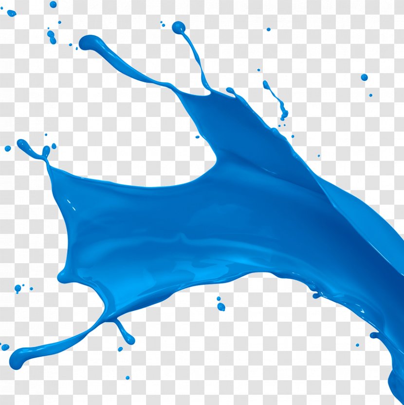 Paint Stock Photography Royalty-free - Blue Splash Transparent PNG