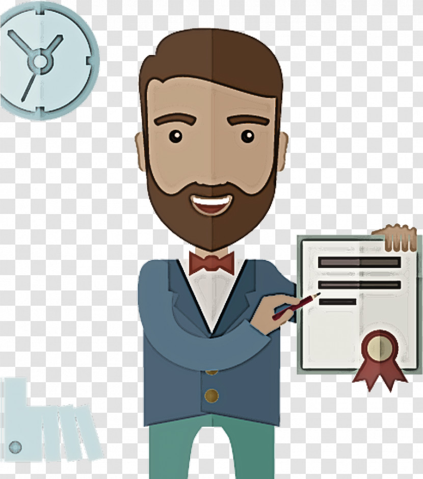 Cartoon Animation White-collar Worker Transparent PNG