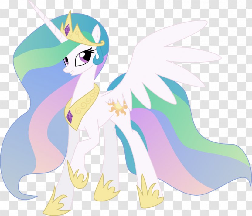 Princess Celestia Luna DeviantArt - Pony - Vector Transparent PNG