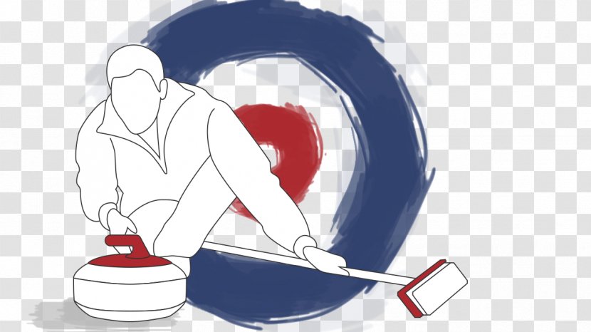 2018 Winter Olympics Curling Drawing - Cartoon Transparent PNG
