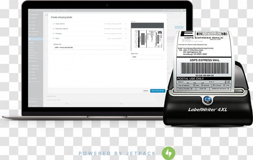 DYMO LabelWriter 4XL BVBA Label Printer Thermal Printing Transparent PNG