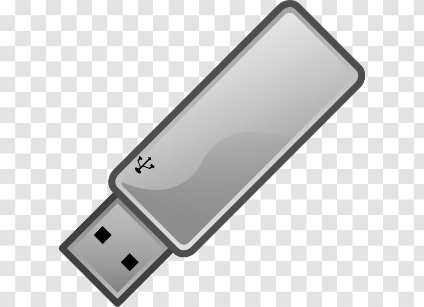 USB Flash Drive Icon Clip Art - Electronic Device Transparent PNG