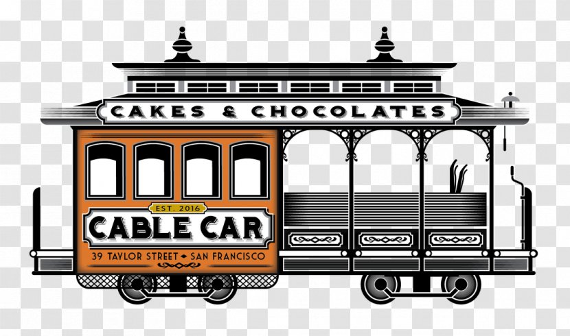 Cable Car Cakes And Chocolates A Design + Consulting Pastry Chef Transport - Brand - San Francisco Transparent PNG