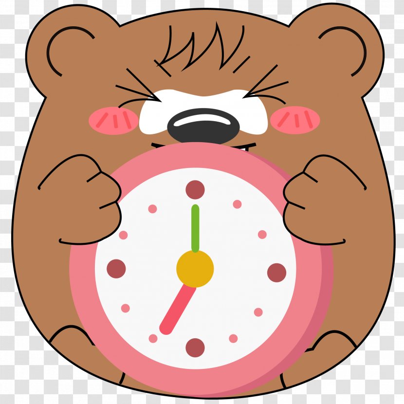 Bear Icon Design Tencent QQ Giant Panda - Lydia Shum - Animated Alarm Clock Transparent PNG