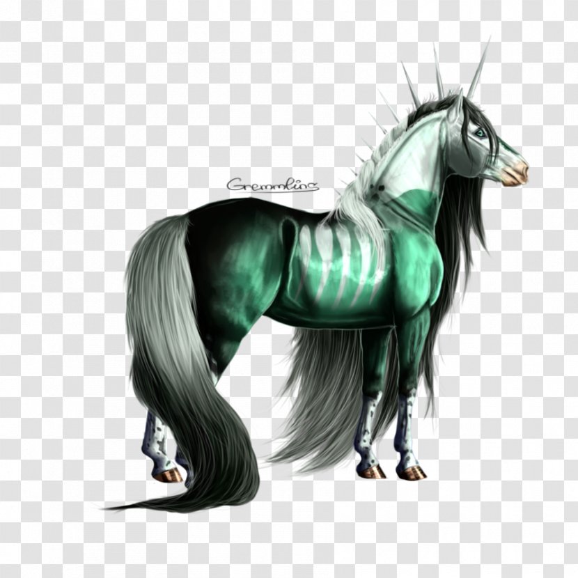 Mustang Stallion Unicorn Illustration Pack Animal - Mane Transparent PNG