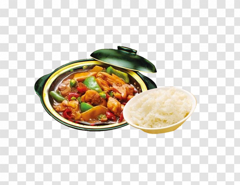 Hainanese Chicken Rice Cazuela Dish Food - Cuisine - Casserole Braised Free Material Transparent PNG