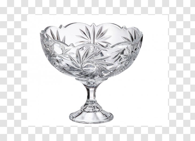 Bohemian Glass Wine Bowl - Pinwheel Transparent PNG