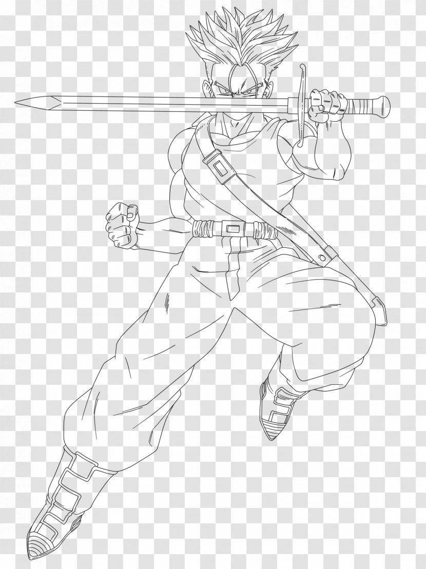 Trunks Line Art Drawing Sketch - Artist - Jojo Siwa Printables Free Transparent PNG