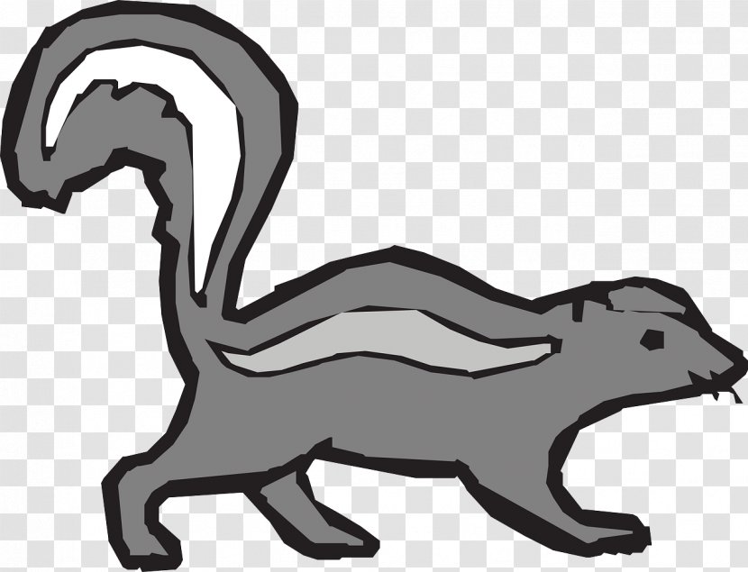 Skunk Clip Art - Dog Like Mammal Transparent PNG
