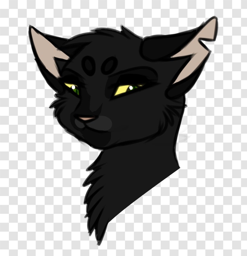 Black Cat Whiskers Snout Clip Art Transparent PNG