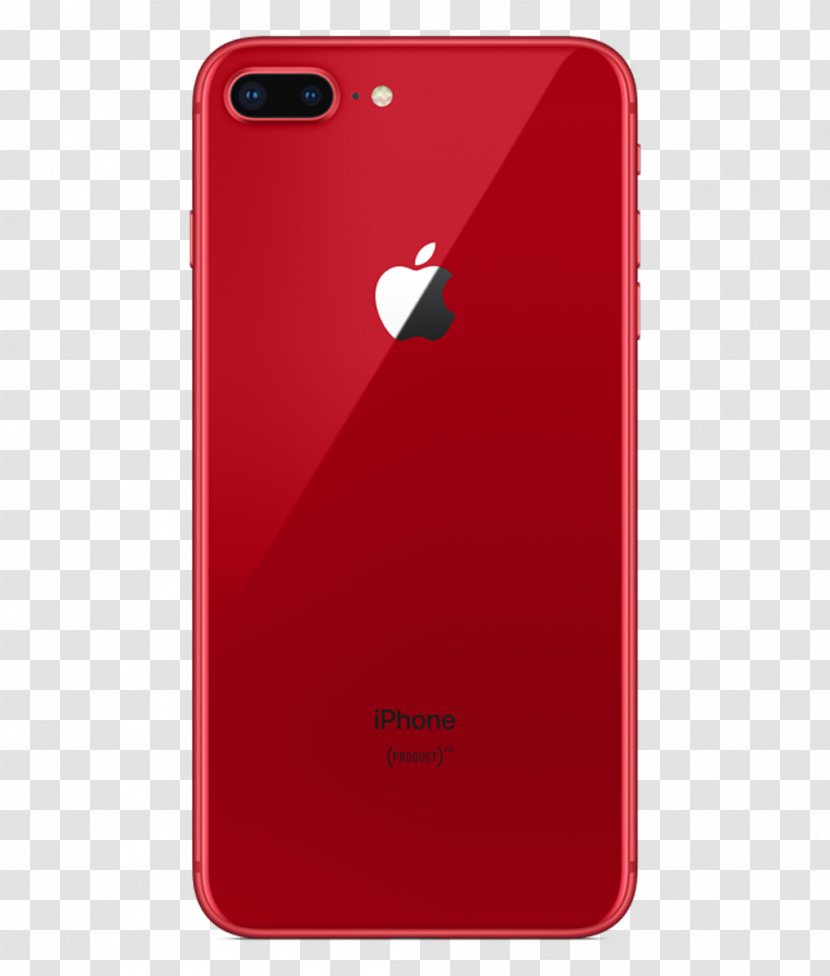 Apple IPhone 8 Product Red Smartphone - Case - Plus Transparent PNG