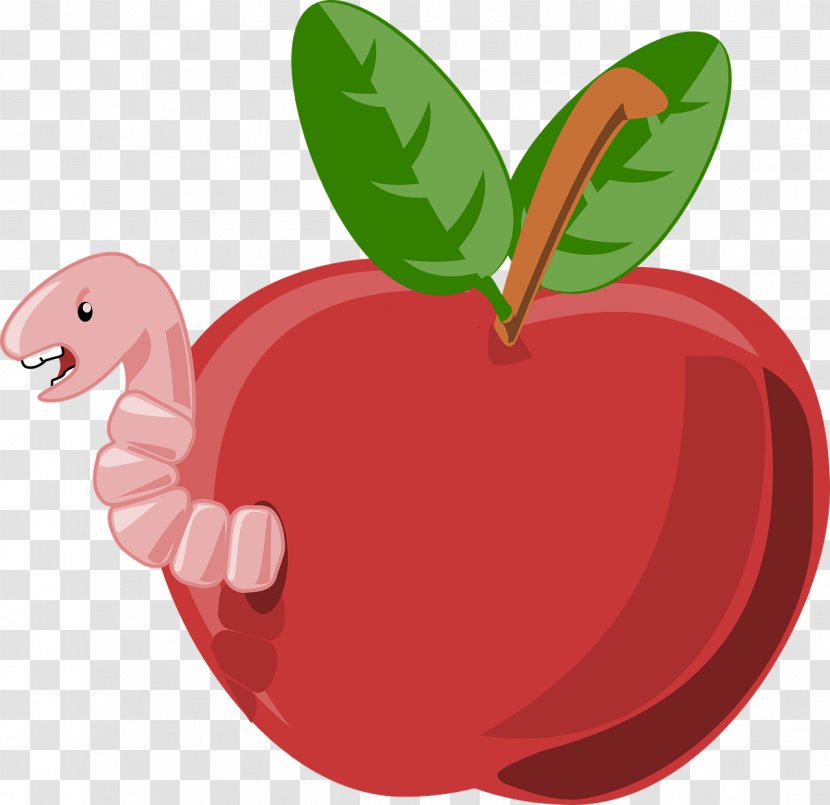 Worm Cartoon Clip Art - Strawberry - Inchworm Picture Transparent PNG