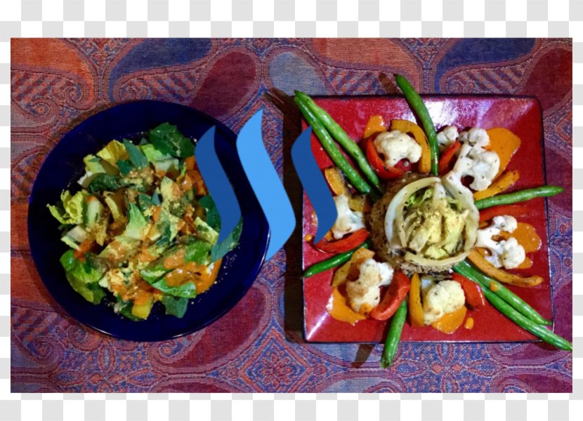 Vegetarian Cuisine Asian Recipe Garnish Dish - Vegetable Transparent PNG
