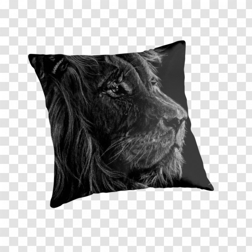 Throw Pillows Cushion Wednesday Addams Pugsley - Monochrome Photography - Lion Drawings In Pencil Transparent PNG