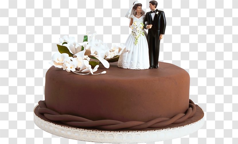 Chocolate Cake Wedding Sugar Torte Transparent PNG
