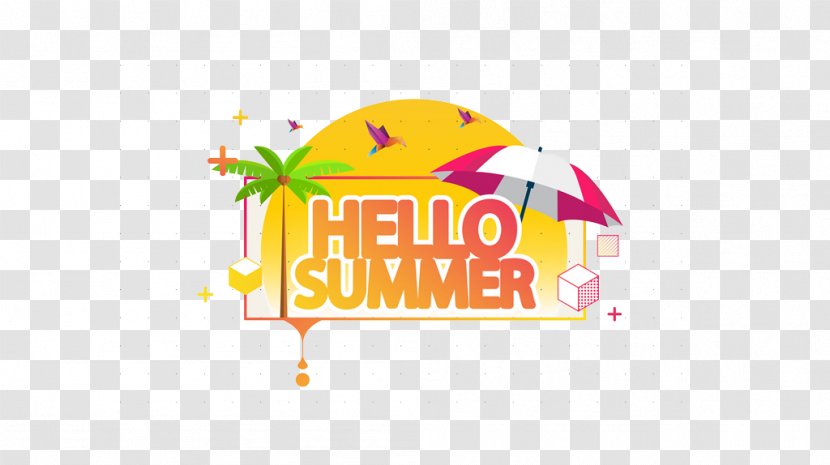 Summer Illustration - Logo - Hello Transparent PNG