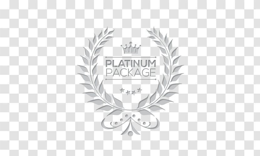 Advertising Business Logo Silver Service - Black And White - Graphic Design Transparent PNG