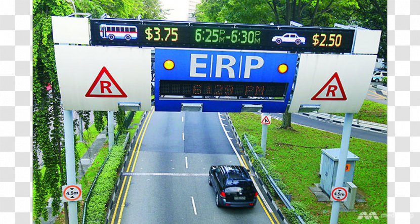 Kallang–Paya Lebar Expressway Transport Ayer Rajah Electronic Road Pricing Gantry - Highway - Parking System Transparent PNG