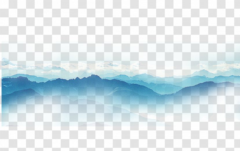 Blue Sky Pattern - Square Inc - Wash Mountain Transparent PNG