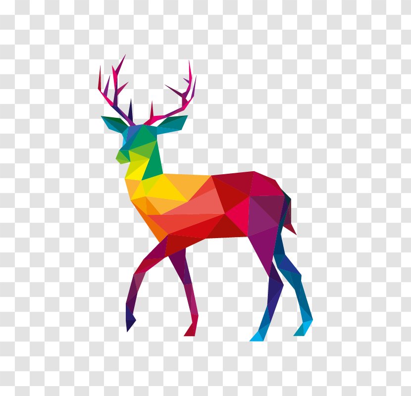 Reindeer Clip Art Moose Illustration - Whitetailed Deer Transparent PNG