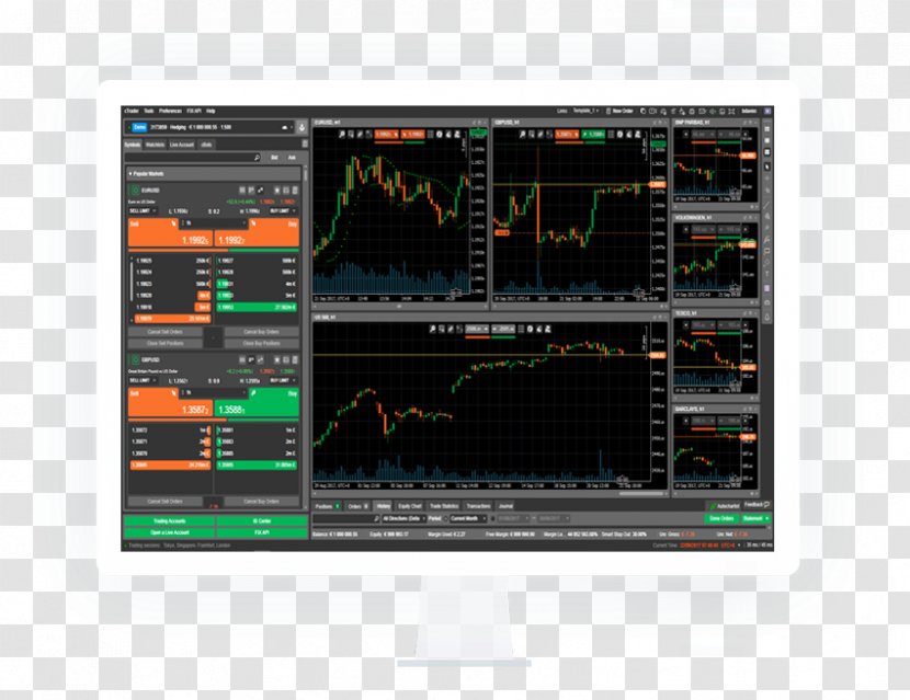 Binary Option Electronic Trading Platform Spotware MetaTrader 4 - Metatrader - Market Transparent PNG