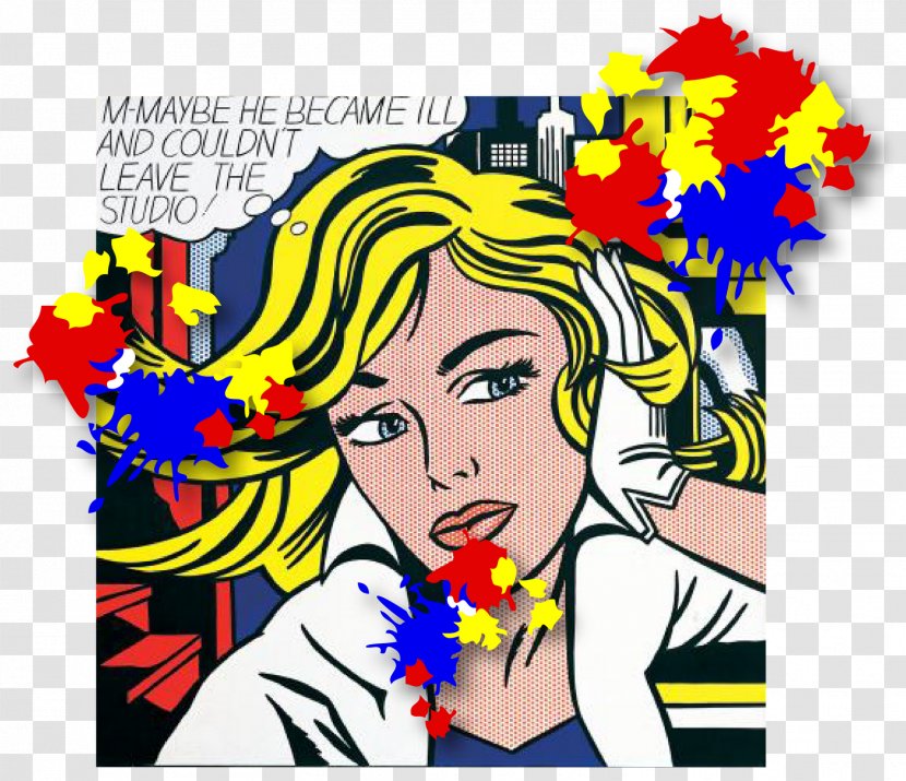 Roy Lichtenstein M-Maybe Whaam! Pop Art Transparent PNG