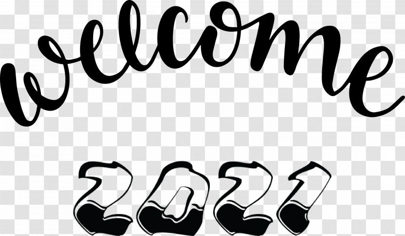 Welcome 2021 Year 2021 Year 2021 New Year Transparent PNG