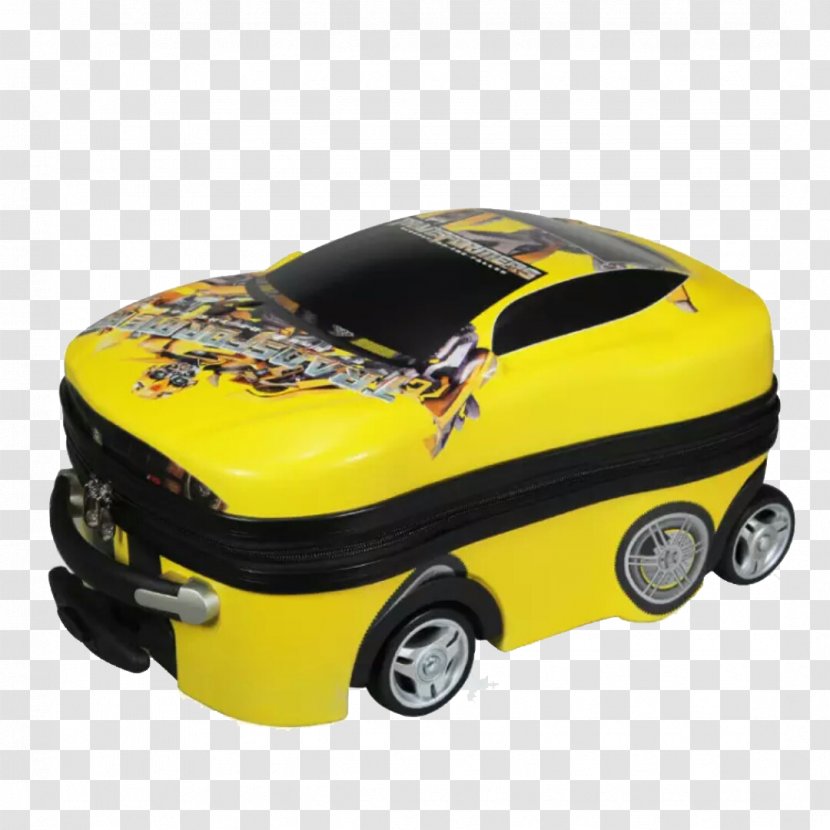 Car Suitcase Baggage Trolley - Cartoon - Boot Transparent PNG