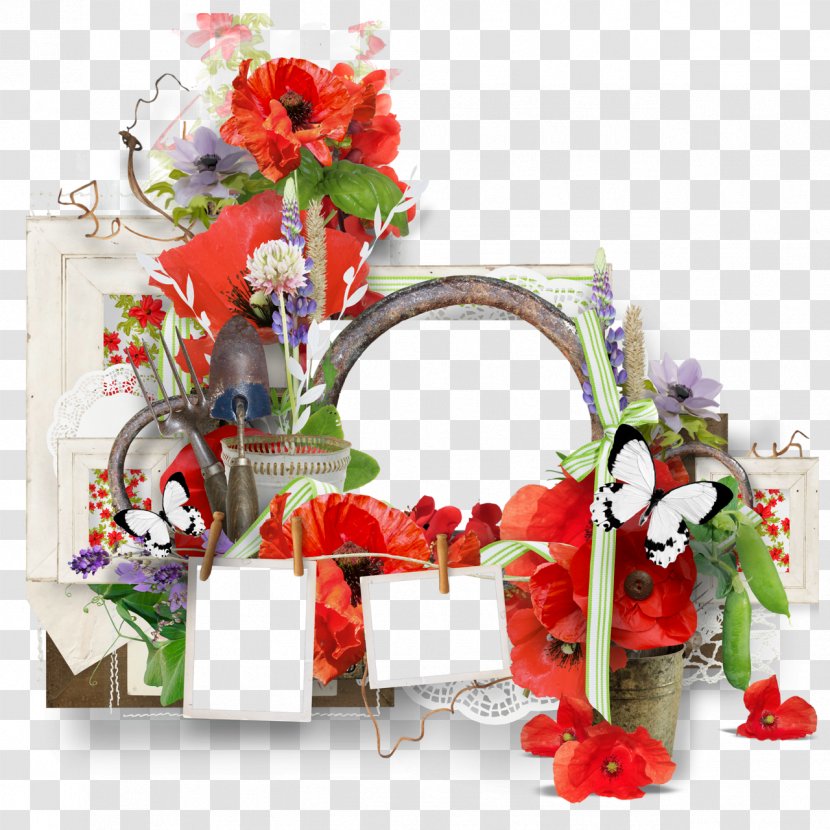 Cut Flowers Clip Art - Picture Frames - Bowknot Transparent PNG
