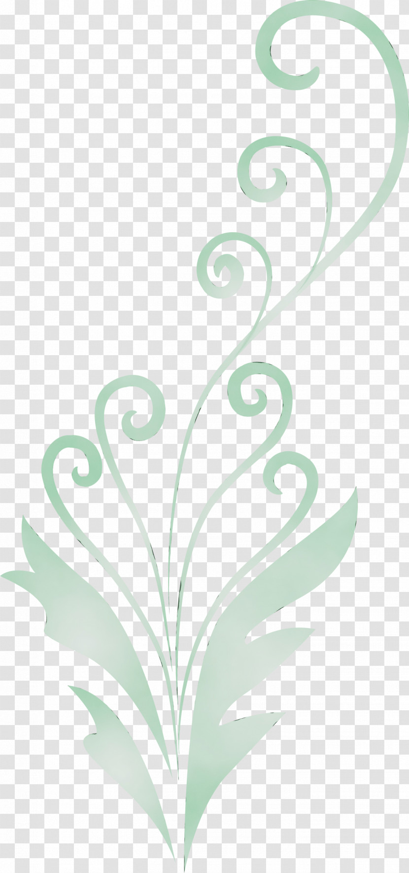 Green Leaf Plant Ornament Pattern Transparent PNG