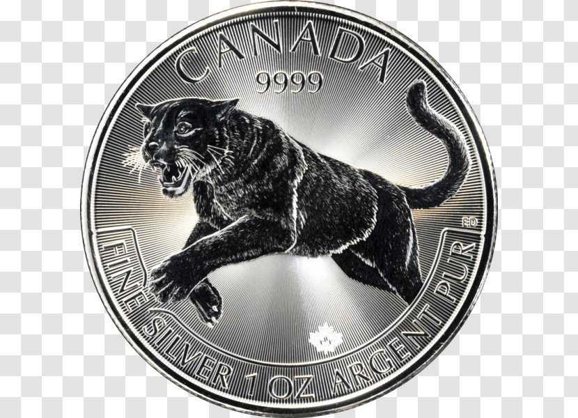 Tiger Coin Canada Cougar Silver - Royal Canadian Mint Transparent PNG