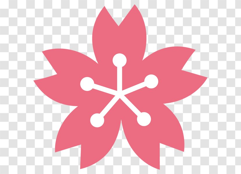 Emoji Cherry Blossom - Petals Transparent PNG