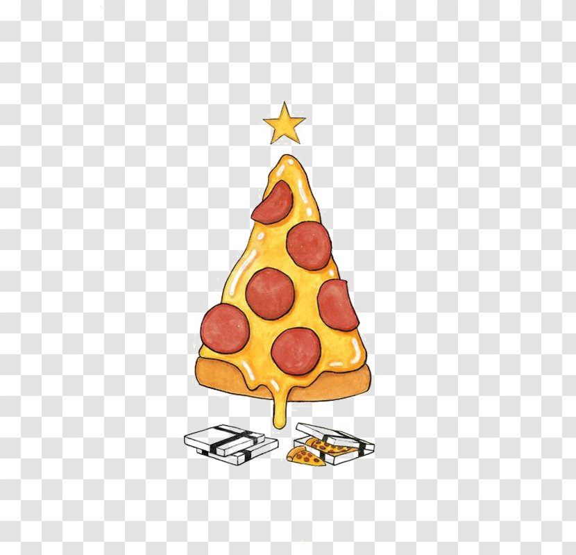 Pizza Santa Claus IPhone SE 5s Hamburger - Tree Transparent PNG