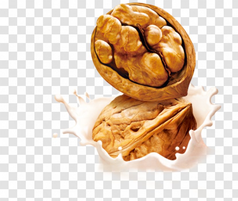 Soured Milk Almond Junk Food Walnut - Yogurt - Two Transparent PNG