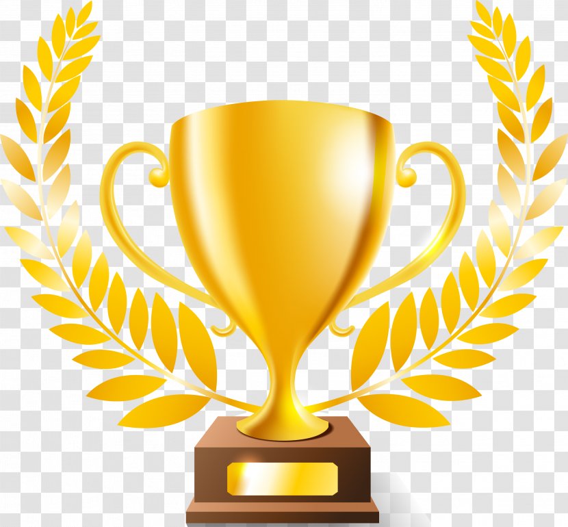 Trophy Clip Art - Award - Golden Transparent PNG