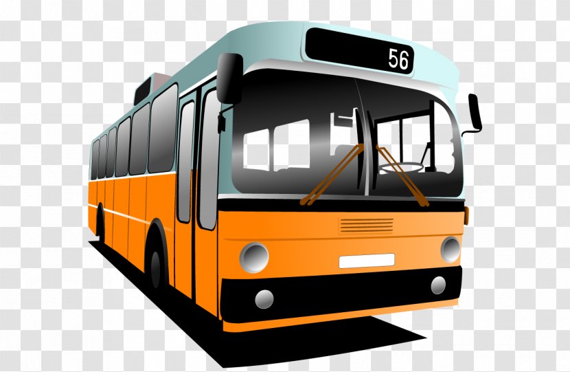 Bus Coach Royalty-free Clip Art - Brand - City Buses Transparent PNG