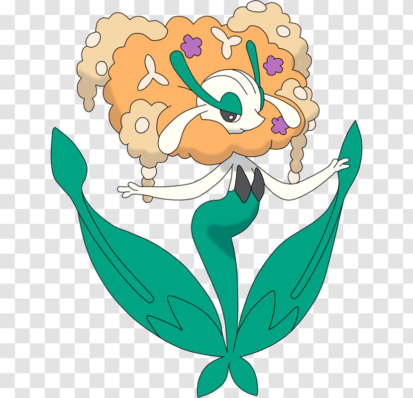 Pokémon Emerald Florges Pokédex Ash Ketchum - Floette - ORANGE MONSTER Transparent PNG