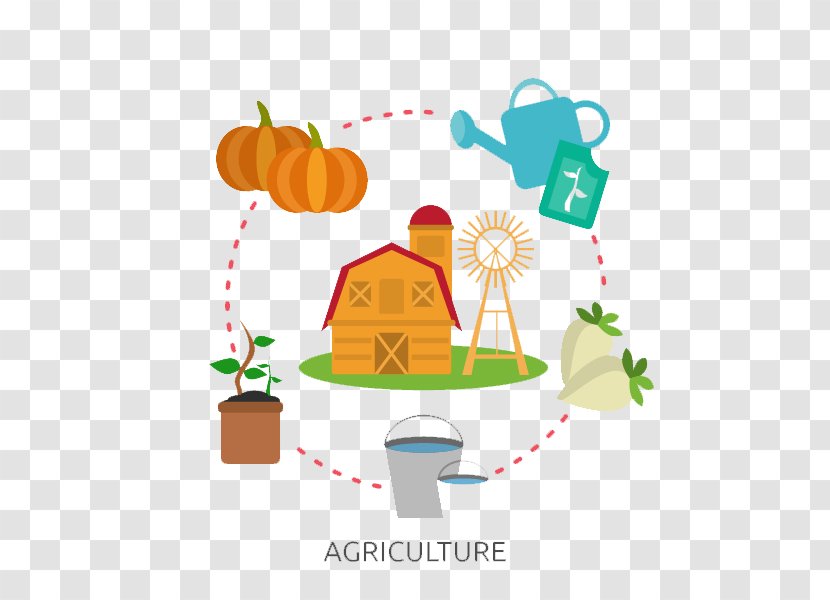Agriculture Farm Graphic Design - Template - Flat Garden Tools Tab Transparent PNG