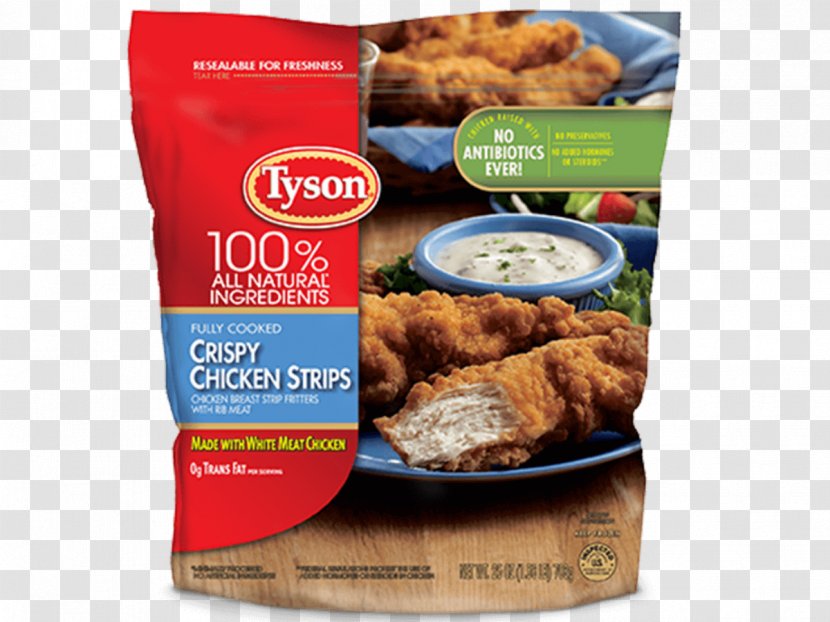 Chicken Fingers Nugget Crispy Fried Tyson Foods - Food Transparent PNG