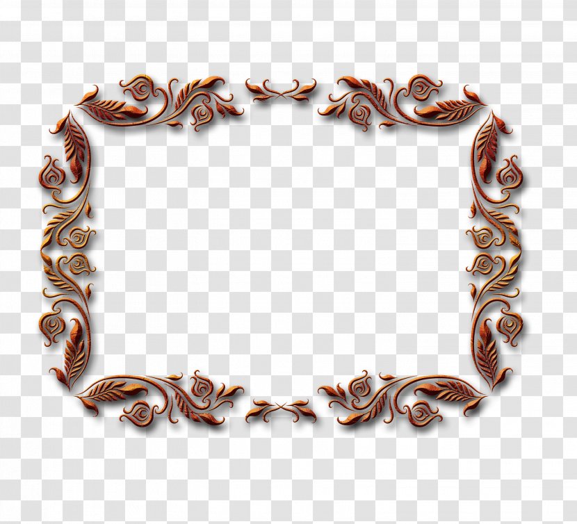 Ornament Picture Frames - Copper - European-style Photo Frame Transparent PNG