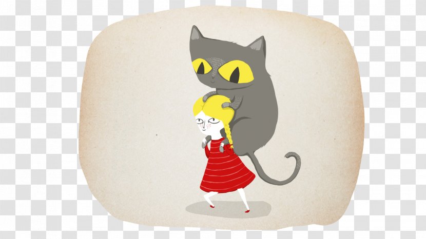Cat Character Textile - Small To Medium Sized Cats Transparent PNG