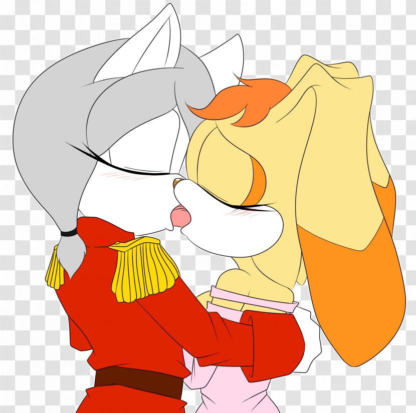 Vanilla Canidae Desktop Wallpaper Clip Art Rabbit - Silhouette - Mario And Sonic Kissing Transparent PNG