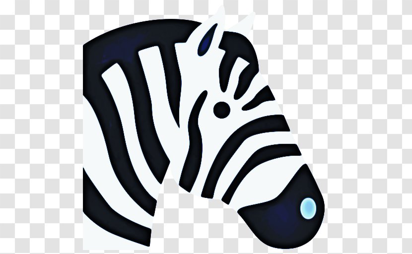 Zebra Cartoon - Video - Logo Blackandwhite Transparent PNG