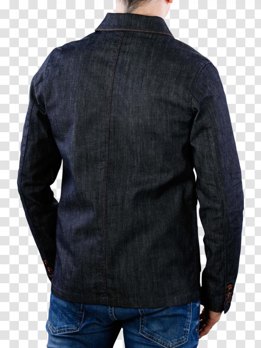 Denim Sleeve Neck - Jacket Transparent PNG