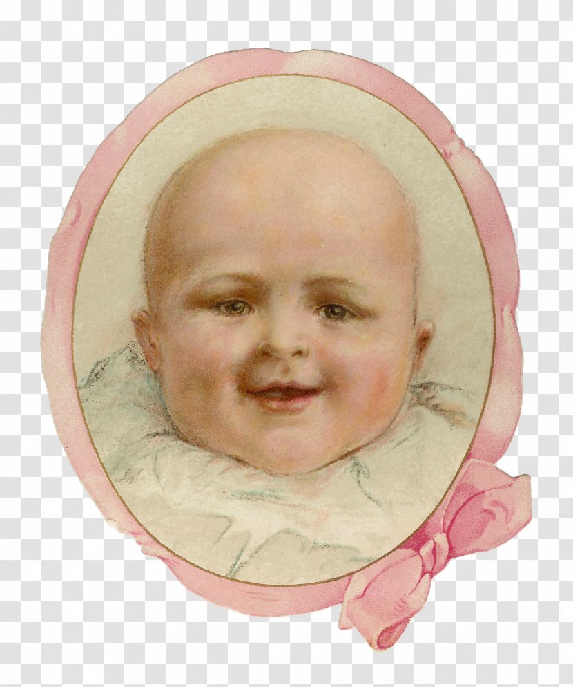 Picture Frames Infant Vintage Clothing Clip Art - Cheek - Baby Ribbon Element Transparent PNG