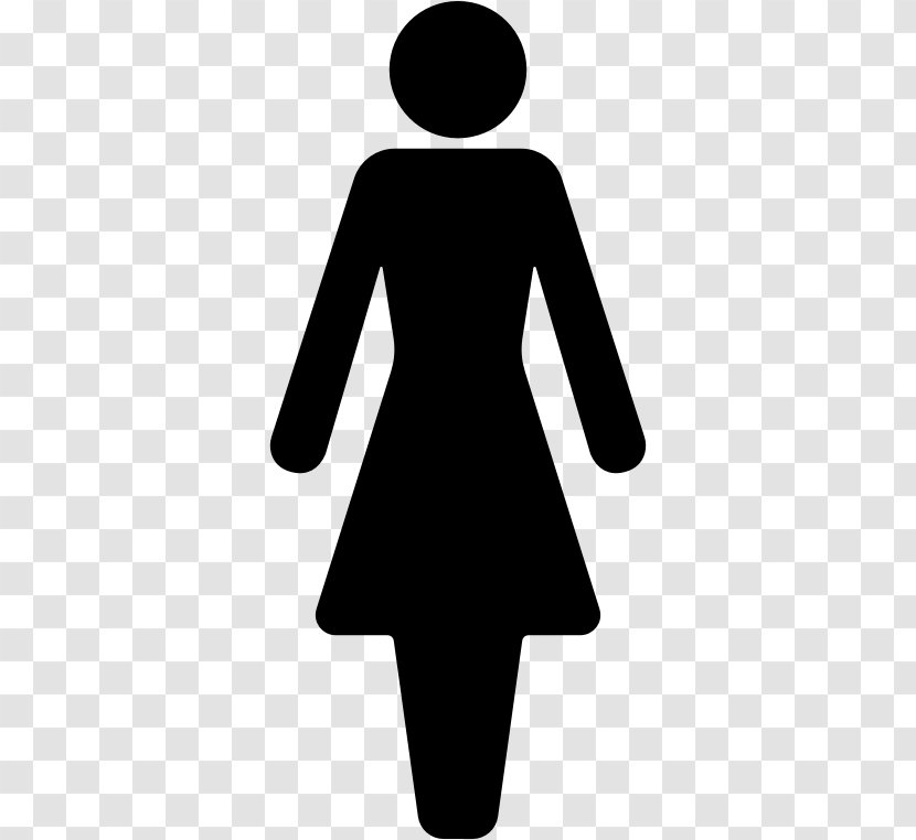Gender Symbol Female Clip Art - Astrological Symbols - Silhouette Transparent PNG