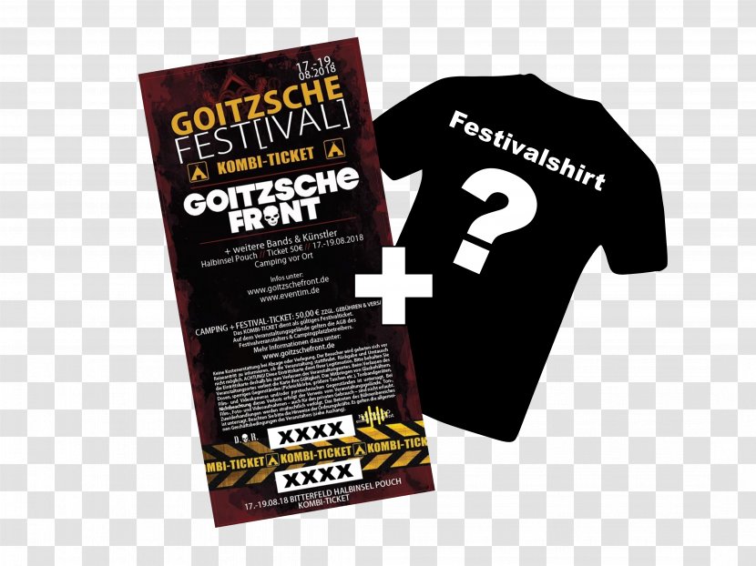 Großer Goitzschesee Bitterfeld T-shirt Goitzsche Fest[ival] 2018 Front - Saxonyanhalt Transparent PNG