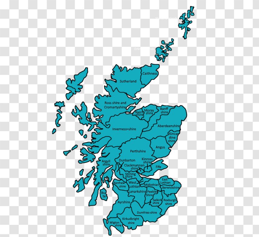 Scotland England British Isles Blank Map - Stock Photography - Connect Transparent PNG