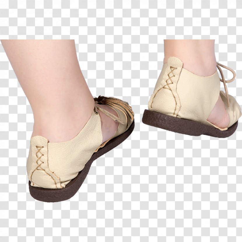 Sandal High-heeled Shoe Beige - High Heeled Footwear Transparent PNG